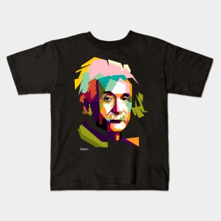 Einstein In Pop Art Trend Kids T-Shirt